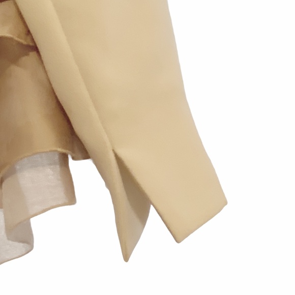 Elevenses pink & cream ruffle crop jacket 4 - Picture 8 of 9